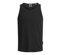 JACK & JONES Rib Tank Top Débardeur côtelé Jcoinfinity, Noir, S Hommes