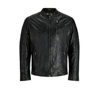 Jack & Jones Richard Leather Jacket Noir