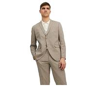 JACK & JONES Veste de costume 'Riviera' beige foncé, Taille 48