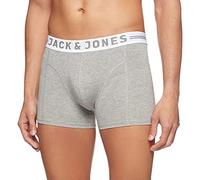 JACK & JONES Sense - Boxer - Homme - Gris (Light Grey Melange) - Medium (Taille Fabricant: Medium)