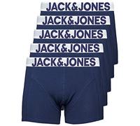 Jack & Jones Set de 5 boxers pour homme Sous-vêtements assortis - Bleu - X-Large