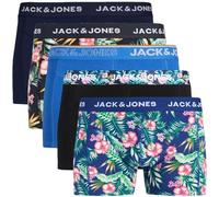 Jack & Jones Set de 5 boxers pour homme Sous-vêtements assortis - Multicolore - Large