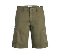 Jack & Jones Short Cargo Jpstcole Mateo Mid pour Homme, Vert Olive, XXL