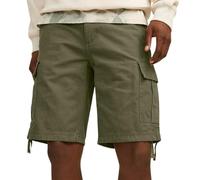 JACK & JONES Short Cargo pour Homme, Coupe Droite, Vert Olive, L