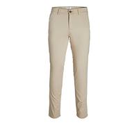 JACK & JONES Short Chino Regular Fit | Regular Fit, Uni, Au-dessus du genou, Formal, Température maximale 40°C programme doux