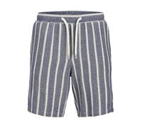 JACK & JONES Jpstjaiden Coba Stripe Jog Short SRT Sn, Ocean Cavern, L Hommes