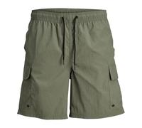 Jack & Jones Short de Bain Jpstfiji Jjswim Cargo LY JNR pour garçon, Agave Green, 152
