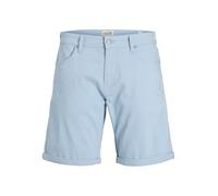 JACK & JONES Short pour Homme, Coupe Droite, Bleu céleste, S