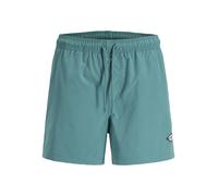 Jack & Jones - Short de bain JPSTMAUI Tropic Solid - Bleu Colonial - Taille L