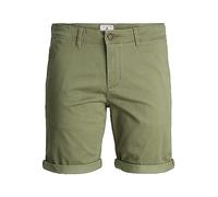 Jack & Jones Shorts Homme Bermuda Chino Taille moyenne Coupe droite Vert XXL