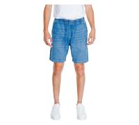 Jack & Jones - Shorts Jogger en Coton Collection Printemps/Été - Homme - Shorts - Bleu - Taille: S