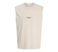 JACK & JONES Sleeveless Tee SN Jjesoho-T-Shirt sans Manches Rayon de Lune, Homme, Rayon de Lune, Large