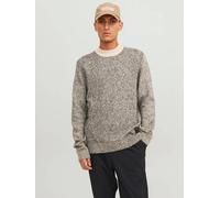 Jack & Jones Space Knit Mock Neck Beige - Grand S