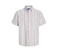 JACK & JONES Stripe Jorjoshua Canggu T-Shirt rayé SS Pls, Bronze, 4XL Hommes
