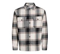 JACK & JONES Surchemise Surchemise Relaxed Fit | Relaxed Fit, Uni, Manches longues, Casual, Température maximale 30°C programme doux