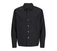 JACK & JONES Surchemise Wide Fit | Wide Fit, Uni, Manches longues, Casual, Température maximale 30°C programme normal