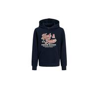 Jack & Jones Sweat-shirt enfant garçons JJELOGO SWEAT HOOD Marine 13 ans