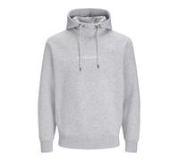 Jack & Jones Sweat à Capuche imprimé pour Homme, Gris Clair chiné/imprimé : Jack&Jones, S