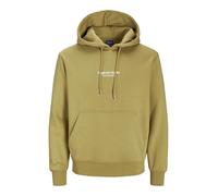 JACK & JONES Sweat à Capuche imprimé pour Homme, Vert cèdre, M