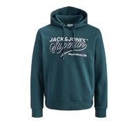 JACK & JONES Sweat à Capuche Jjelogo 2 col 25/26 Noos, Atlantic Deep, L pour Homme, Atlantic Deep, L