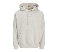 Jack & Jones Sweat à Capuche Jjkenji pour Homme, Blanc-Gris, L