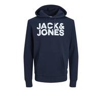 JACK & JONES Sweat à Capuche Sweat à Capuche Logo Navy Blazer XS Navy Blazer XS
