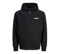 JACK & JONES Sweat à Capuche zippé Jjthatcher pour Homme, Noir, M