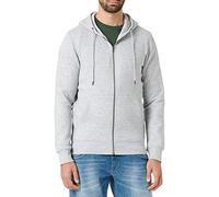 JACK & JONES Sweat à Capuche zippé Sweat à Capuche zippé Uni Light Grey Melange l Light Grey Melange l