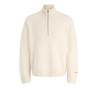 Jack & Jones Pull-over Jornorrebro Demi-zip en tricot Crème XXL pour homme