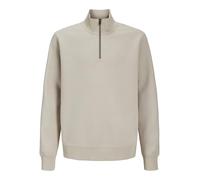 Jack & Jones Sweat-shirt uni Bradley Half-Zip pour garçon Beige clair 176