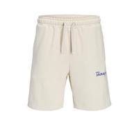 JACK & JONES Sweat Mid Jpstgordon Charge Print Short de Sport mi-Long, Bronze, S Hommes