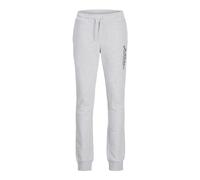 JACK & JONES Sweat Pants JNR Jpstgordon Jjbeau Pantalon de survêtement, Blanc-Gris, 14 Ans Hommes