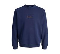 Jack & Jones Jornorrebro EMB Sweat Crew Noos pour Homme, Ocean Cavern, S