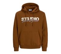 JACK & JONES Sweat-shirt beige clair / bleu clair / umbra, Taille XL