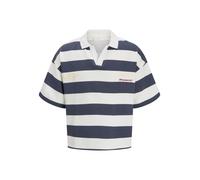 JACK & JONES Sweat-shirt gris basalte / blanc, Taille XXL