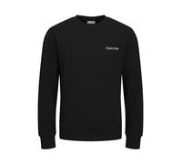 JACK & JONES Sweat-shirt 'JJEBradley' violet clair / noir / blanc, Taille L
