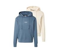 JACK & JONES Sweat-shirt 'JJESOHO' crème / saphir / noir / blanc, Taille XL