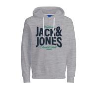 JACK & JONES Sweat-shirt 'Mel' bleu marine / gris chiné / vert / blanc, Taille S