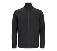 Jack & Jones Sweat-Shirt pour Homme avec Fermeture éclair et Logo, Noir, XS