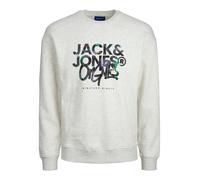 JACK & JONES Sweat-shirt 'Silver Lake' vert gazon / lavande / noir / blanc, Taille S