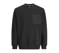 JACK & JONES Sweat-Shirt Sweat-Shirt Uni Black M Black M