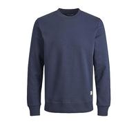 Sweat-shirt Standard Fit Col rond Manches longues Bleu Marine Bleu XS