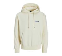 JACK & JONES Sweat-shirt 'Union' crème / bleu marine, Taille M