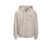 JACK & JONES Sweat-shirt zippé crème | S