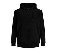 Jack & Jones Sweatshirt zippé à capuche homme Basic noir - 7XL XXXL