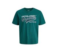 JACK & JONES Jjelogo Tee SS O-Neck 2 col Ss26 SN, Profond Atlantique, L Homme, Profondeur de l'Atlantique, Large