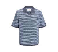 JACK & JONES T-Shirt bleu / gris, Taille L