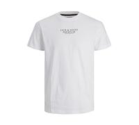 Jack & Jones Premium T-Shirt 'JPRBLUArchie' noir / blanc, Taille XXL