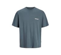 JACK & JONES T-Shirt Homme Grande Taille imprimé dans Le Dos, tempête, 3XL