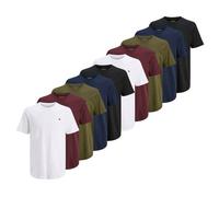 Jack&Jones T-Shirt Homme - ,Paquet de 10,JPRBLABRODY TEE CREW NECK 10PK XL